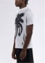 Palm Angels Grafisch Bedrukt T-Shirt met Korte Mouwen White Heren - Thumbnail 2