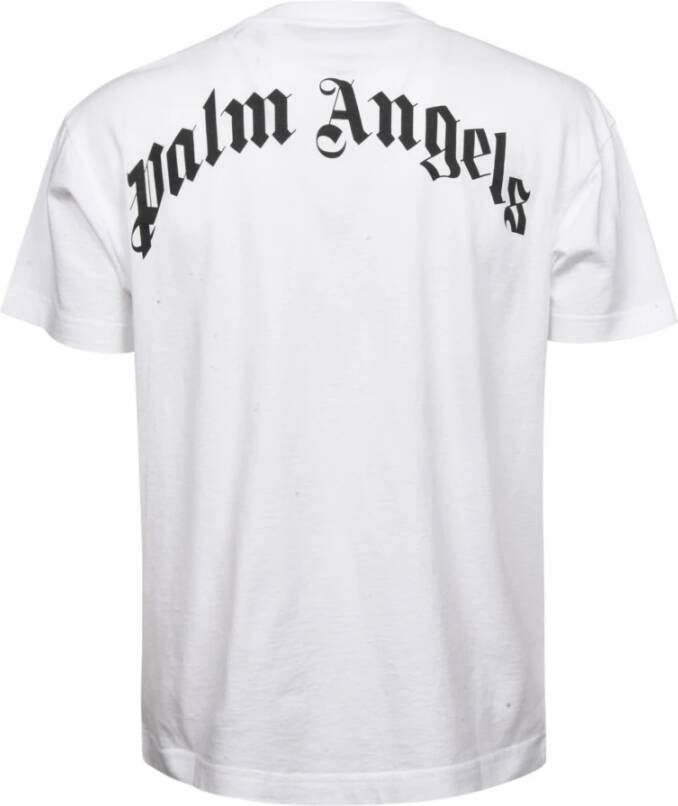Palm Angels Katoenen T-shirt met print Wit - Foto 7