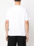 Palm Angels Monogram Katoenen T-shirt Wit Zwart White Heren - Thumbnail 2