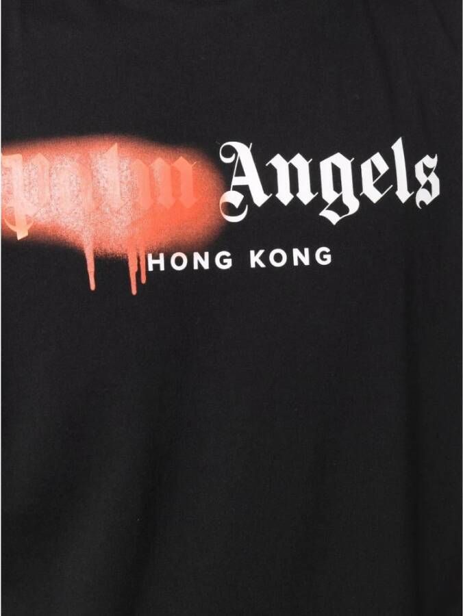 Palm Angels T-shirt Zwart Heren