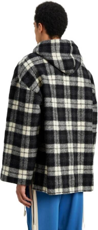 Palm Angels Stijlvolle Trenchcoat Zwart Heren