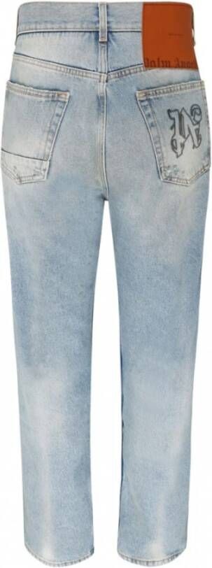 Palm Angels Trousers Blauw Heren