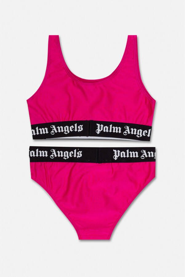 Palm Angels Kids Bikini met logoprint Roze - Foto 5