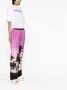 Palm Angels Paarse Broek met Wijde Pijpen en Palmprint Purple Dames - Thumbnail 9
