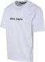Palm Angels Witte Crewneck T-shirts en Polos met Klassiek Logo Wit Heren - Thumbnail 4