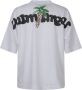 Palm Angels Witte T-shirt met logo-print en palmboomprint White Heren - Thumbnail 3