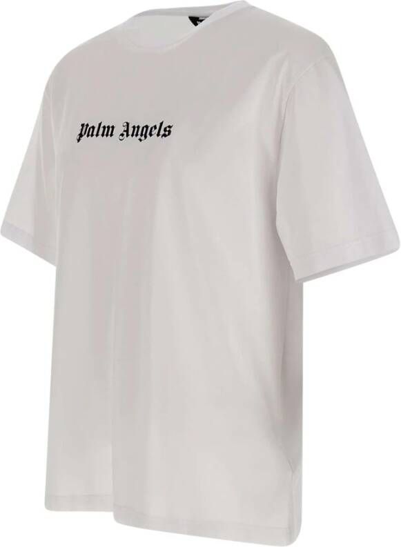Palm Angels Witte T-shirts en Polos van Wit Heren