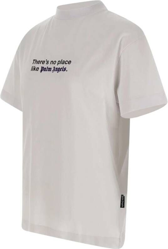 Palm Angels T-shirt met tekst Wit - Foto 3