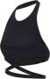 Palm Angels Gekruiste Taille Rib Top Black Dames - Thumbnail 2