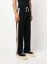 Palm Angels Zwarte Monogram-geborduurde Track Pants Zwart Heren - Thumbnail 2