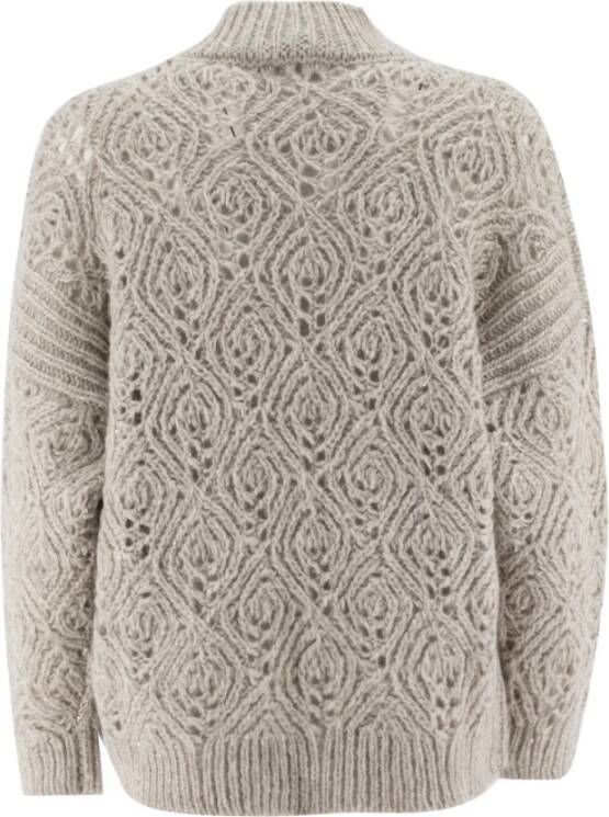 Panicale Round-neck Knitwear Beige Dames