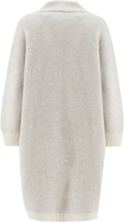 Panicale Single-Breasted Coats Beige Dames