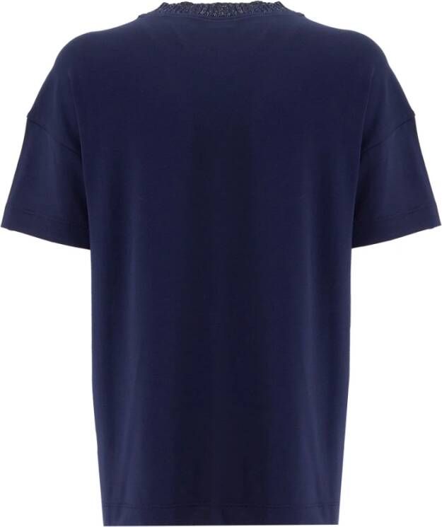 Panicale T-Shirts Blauw Dames