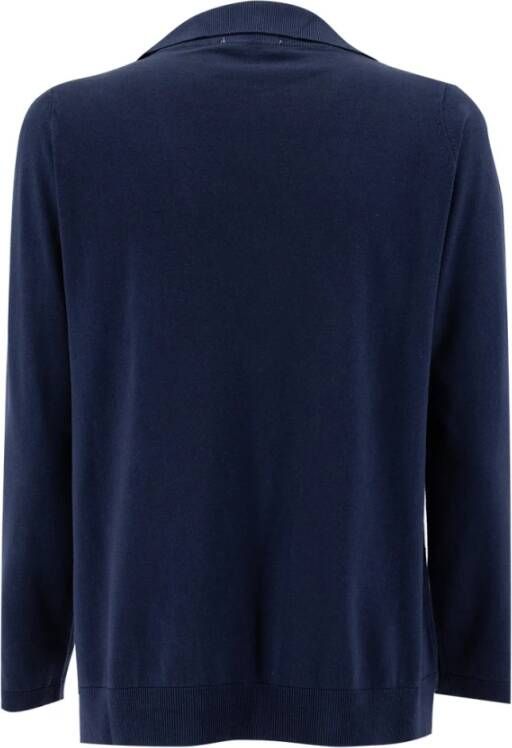 Panicale V-neck Knitwear Blauw Dames