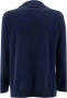 Panicale V-neck Knitwear Blauw Dames - Thumbnail 2