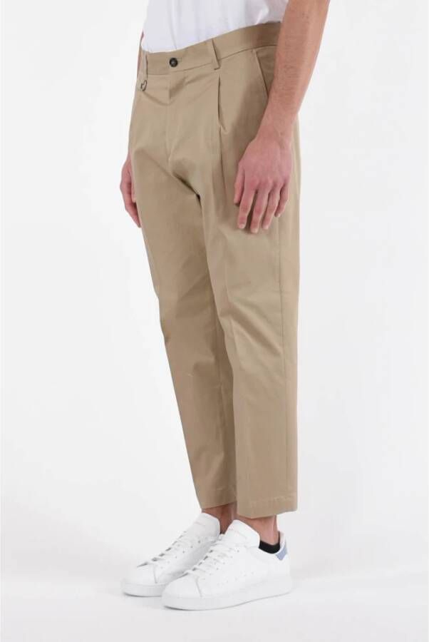 Paolo Pecora Straight Trousers Beige Heren - Foto 4
