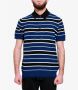 Paolo Pecora Poloshirt Blauw Heren - Thumbnail 2