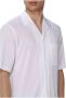 Paolo Pecora Short Sleeve Shirts White Heren - Thumbnail 2