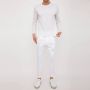Paolo Pecora Straight Trousers White Heren - Thumbnail 3