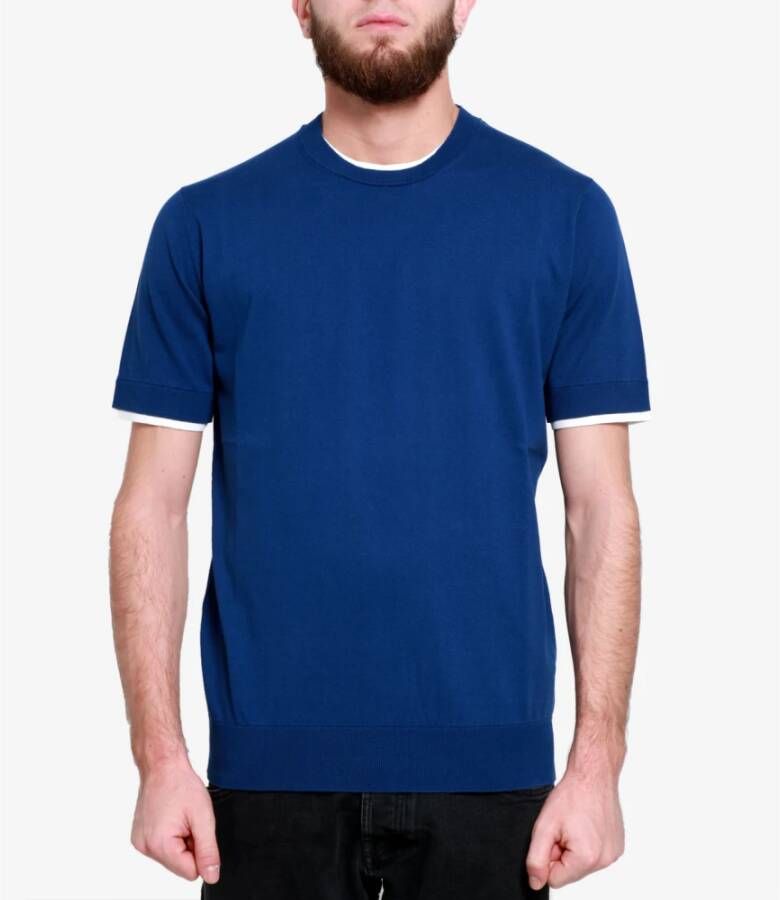 Paolo Pecora T-shirts Blauw Heren