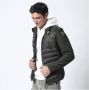 Parajumpers Khaki Groene Gewatteerde Bi-Materiaal Jas Groen Heren - Thumbnail 2