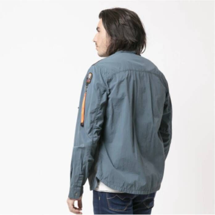 Parajumpers Blauwe Sur-Shirt Jas Blauw Heren