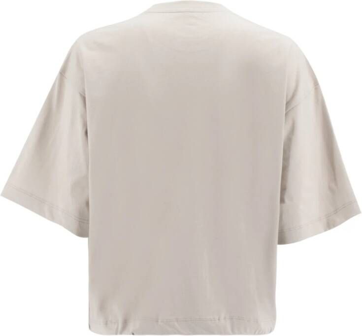 Parajumpers Lichtgewicht katoenen T-shirt Beige Dames