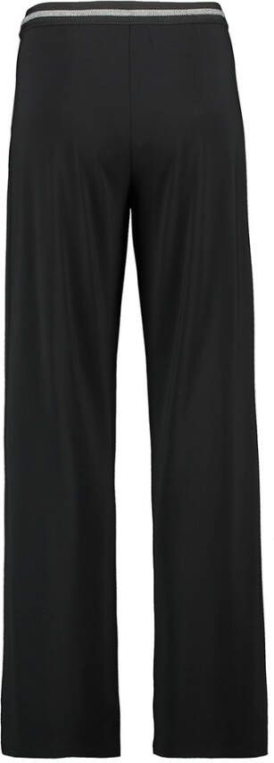 Parami Stijlvolle Straight Broeken voor Vrouwen Zwart Dames