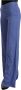 P.a.r.o.s.h. Blue High Waist Viscose Straight Wide Leg Pants Blauw Dames - Thumbnail 2