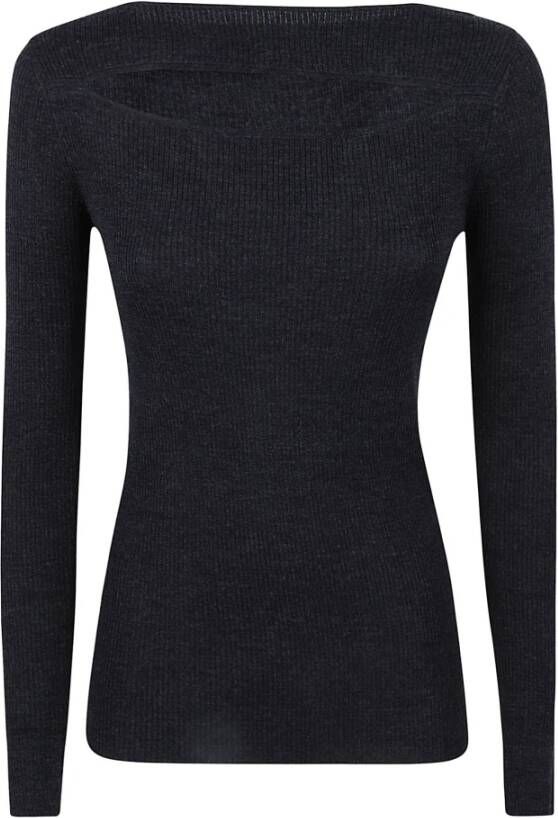 P.a.r.o.s.h. Round-neck Knitwear Grijs Dames