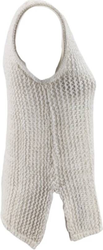 P.a.r.o.s.h. Sleeveless Tops Beige Dames