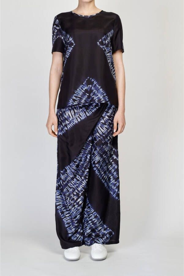 P.a.r.o.s.h. Brede broek Blauw Dames