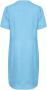 Part Two Korte Linnen Zomerjurk Blauw Dames - Thumbnail 2