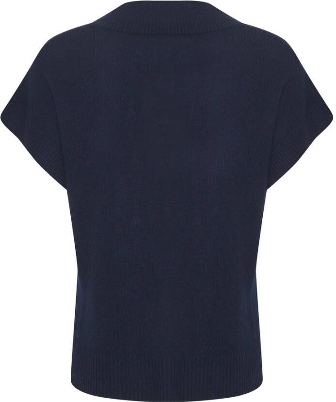 Part Two V-hals Gebreide Trui Blauw Dames