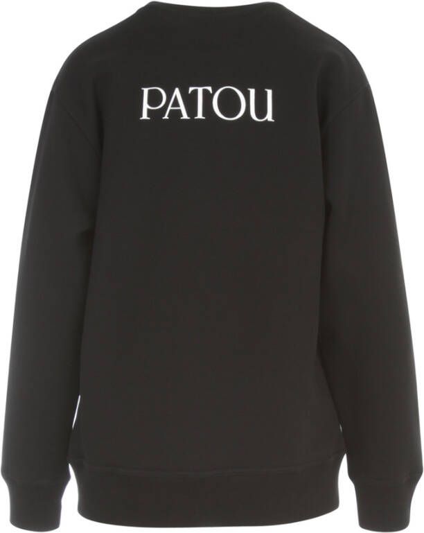 Patou Logo sweatshirt Zwart Dames