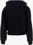 Patou Zwarte Logo-Geborduurde Katoenen Hoodie Zwart Dames - Thumbnail 4