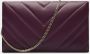 PATRIZIA PEPE Paarse Iconische Fly Pochette Tas Purple Dames - Thumbnail 2