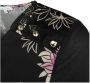 PATRIZIA PEPE Bloemenprint losse pasvorm blouse Black Dames - Thumbnail 2