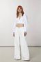 Patrizia Pepe Blouse met ballonmouwen Wit - Thumbnail 6