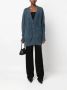 PATRIZIA PEPE Gebreide Cardigan C964 Petrol Blue Blauw Dames - Thumbnail 2