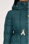 PATRIZIA PEPE Gewatteerde jas met capuchon Green Dames - Thumbnail 2
