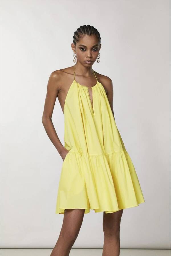 PATRIZIA PEPE Dresses Geel Dames