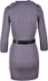 PATRIZIA PEPE Grijze jurk uit de -collectie Purple Dames - Thumbnail 2