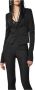 PATRIZIA PEPE Getailleerde Blazer met Klassiek Design Black Dames - Thumbnail 3