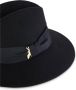 PATRIZIA PEPE Zwarte wollen hoed voor vrouwen Black Dames - Thumbnail 2