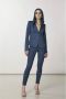 PATRIZIA PEPE Verhoog je stijl met deze prachtige petrolblauwe blazerjas Blauw Dames - Thumbnail 3
