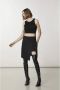 PATRIZIA PEPE Body Top Slim Bodysuit met veters Black Dames - Thumbnail 2