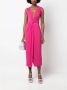 PATRIZIA PEPE Fuchsia V-hals jurk met juweelketting Pink Dames - Thumbnail 2
