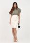 PATRIZIA PEPE Faux leather kokerrok Benthe naturel - Thumbnail 5