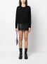 PATRIZIA PEPE Zwart dames shirt met lange mouwen en contrastlogo Black Dames - Thumbnail 2